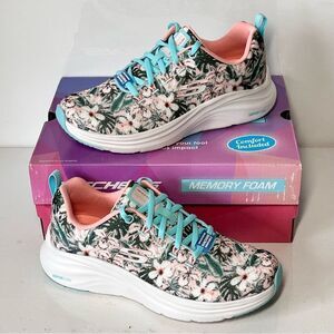 Skechers Spring Bouquet Vapor Foam Floral Vegan Washable Sneakers